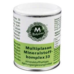 Abbildung: Multiplasan Mineralstoffkomplex 33 Tabletten 350 St, Tabletten PZN 04155490