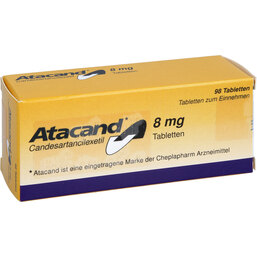 Abbildung: Atacand 8 mg Tabletten 98 St, Tabletten PZN 04162751