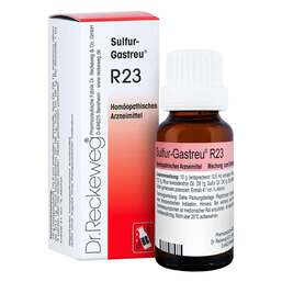 Abbildung: Sulfur Gastreu R 23 Tropfen zum Einnehmen Mischung, 22 ml PZN 04163087