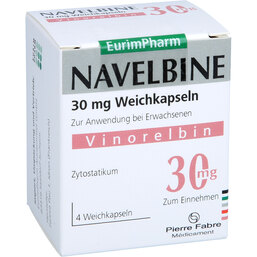 Abbildung: Navelbine 30 mg Weichkapseln 4 St, Weichkapseln PZN 04163472