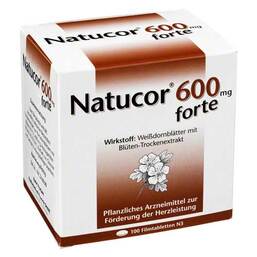 Abbildung: Natucor 600 mg forte Filmtabletten Filmtabletten, 100 St PZN 04165301