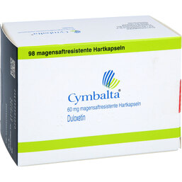Abbildung: Cymbalta 60 mg magensaftresistente Hartkapseln 98 St, Magensaftresistente Hartkapseln PZN 04165459
