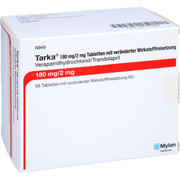 Abbildung: Tarka 180 mg / 2 mg Tabletten mit veränderter Wirkstofffreisetzung 98 St, Tablette mit veränderter Wirkstofffreisetzung PZN 04167346