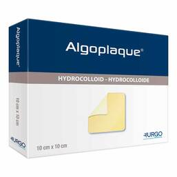 Abbildung: Algoplaque 10x10cm flexibler Hydrokolloidverband 10 St, Verband PZN 04170408