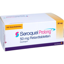 Abbildung: Seroquel Prolong 50 mg Retardtabletten 100 St, Retard-Tabletten PZN 04172815