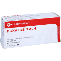 Abbildung: Doxazosin AL 4 Tabletten 50 St, Tabletten PZN 04173128