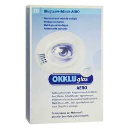 Abbildung: Okkluglas Aero Uhrglasverban 20 St, Verband PZN 04173625