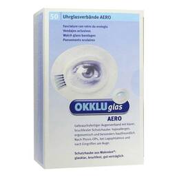 Abbildung: Okkluglas Aero Uhrglasverban 50 St, Verband PZN 04173631