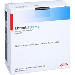 Abbildung: Ebrantil 30 mg Retardkapseln 100 St, Retard-Kapseln PZN 04174091
