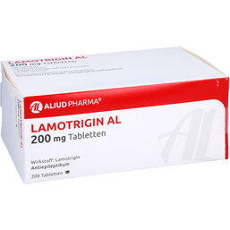 Abbildung: Lamotrigin AL 200 mg Tabletten 200 St, Tabletten PZN 04192479