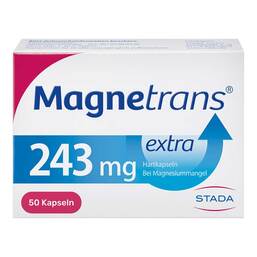 Abbildung: Magnetrans extra 243 mg Hartkapseln Hartkapseln, 50 St PZN 04193007