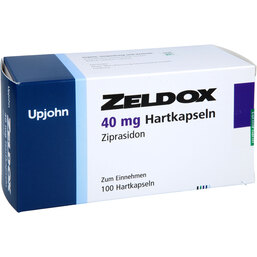 Abbildung: Zeldox 40 mg Hartkapseln 100 St, Hartkapseln PZN 04193496
