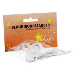Abbildung: Beruhigungssauger Kirschform Sil.univers.weiß 1 St PZN 04195414
