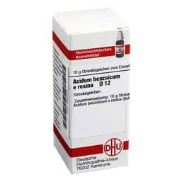 Abbildung: DHU Acidum benzoicum e res. D 12 Globuli, 10 g PZN 04200345