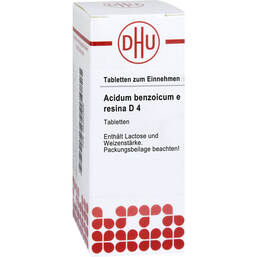 Abbildung: DHU Acidum benzoicum e res. D 4 Tabletten Tabletten, 200 St PZN 04200368