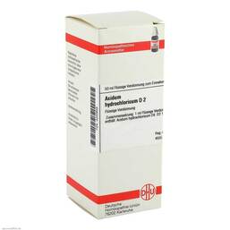 Abbildung: DHU Acidum hydrochloricum D 2 Dilution Dilution, 50 ml PZN 04200658