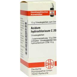 Abbildung: Acidum hydrochloricum C 200 Globuli, 10 g PZN 04200687