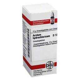 Abbildung: Acidum hydrochloricum D 12 G Globuli, 10 g PZN 04200701