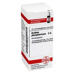 Abbildung: Acidum phosphoricum C 6 Globuli Globuli, 10 g PZN 04201095