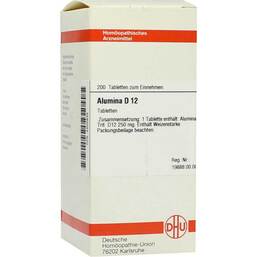 Abbildung: Alumina D 12 Tabletten Tabletten, 200 St PZN 04202835