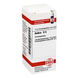 Abbildung: Ambra D 6 Globuli Globuli, 10 g PZN 04202887