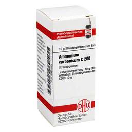 Abbildung: DHU Ammonium carbonicum C 200 Gl Globuli, 10 g PZN 04203042