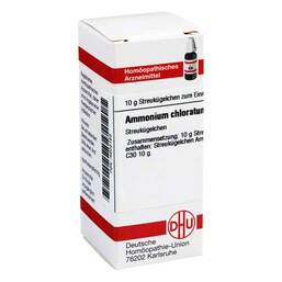 Abbildung: Ammonium chloratum C 30 Globuli Globuli, 10 g PZN 04203125