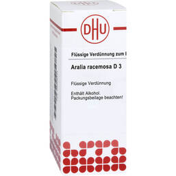 Abbildung: DHU Aralia racemosa D 3 Dilution Dilution, 50 ml PZN 04204314