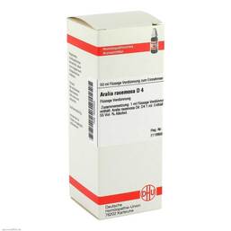 Abbildung: Aralia racemosa D 4 Dilution Dilution, 50 ml PZN 04204320