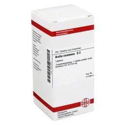 Abbildung: Aralia racemosa D 3 Tabletten Tabletten, 200 St PZN 04204366