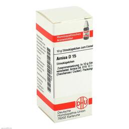 Abbildung: DHU Arnica D 15 Globuli Globuli, 10 g PZN 04205041