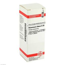 Abbildung: DHU Arsenicum album D 20 Dilution 20 ml, Dilution PZN 04205354