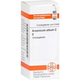 Abbildung: Arsenicum album C 5 Globuli Globuli, 10 g PZN 04205443