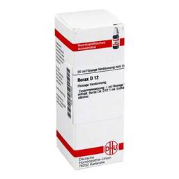 Abbildung: DHU Borax D 12 Dilution Dilution, 20 ml PZN 04207525