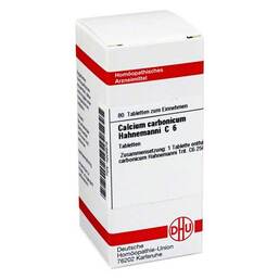 Abbildung: Calcium carbonicum C 6 Table Tabletten, 80 St PZN 04208878