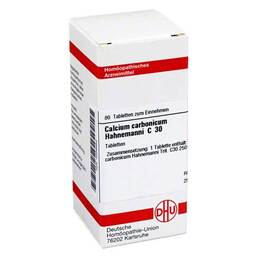 Abbildung: Calcium carbonicum C 30 Tabl Tabletten, 80 St PZN 04208884