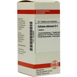 Abbildung: Calcium silicicum D 4 Tabletten Tabletten, 80 St PZN 04209688