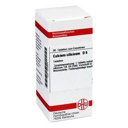 Abbildung: Calcium silicicum D 6 Tabletten Tabletten, 80 St PZN 04209694