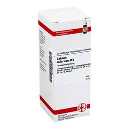 Abbildung: Calcium sulfuricum D 6 Dilution Dilution, 50 ml PZN 04209783
