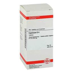 Abbildung: DHU Capsicum D 4 Tabletten Tabletten, 200 St PZN 04210272