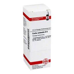 Abbildung: Carbo animalis D 6 Dilution Dilution, 20 ml PZN 04210527