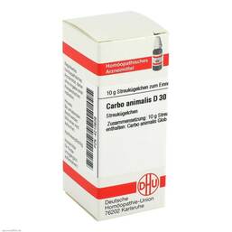 Abbildung: DHU Carbo animalis D 30 Globuli Globuli, 10 g PZN 04210639
