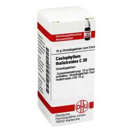 Abbildung: DHU Caulophyllum thalictroides C 30 10 g, Globuli PZN 04211024