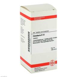Abbildung: Cinnabaris D 12 Tabletten Tabletten, 200 St PZN 04212822