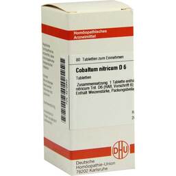Abbildung: DHU Cobaltum nitricum D 6 Tabletten 80 St, Tabletten PZN 04212940