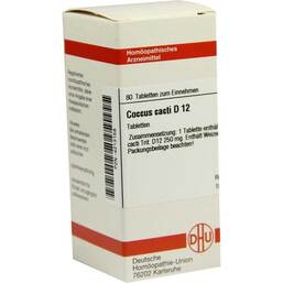 Abbildung: Coccus Cacti D 12 Tabletten Tabletten, 80 St PZN 04213158