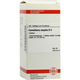 Abbildung: DHU Convallaria majalis D 4 Tabletten Tabletten, 200 St PZN 04213804