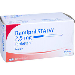 Abbildung: Ramipril STADA 2,5 mg Tabletten 100 St, Tabletten PZN 04213885