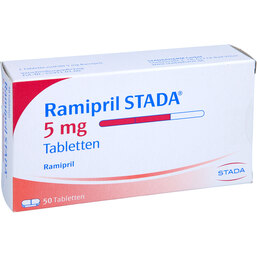 Abbildung: Ramipril STADA 5 mg Tabletten 50 St, Tabletten PZN 04213916