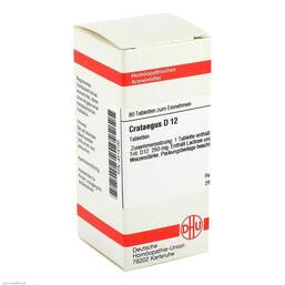 Abbildung: DHU Crataegus D 12 Tabletten Tabletten, 80 St PZN 04214100